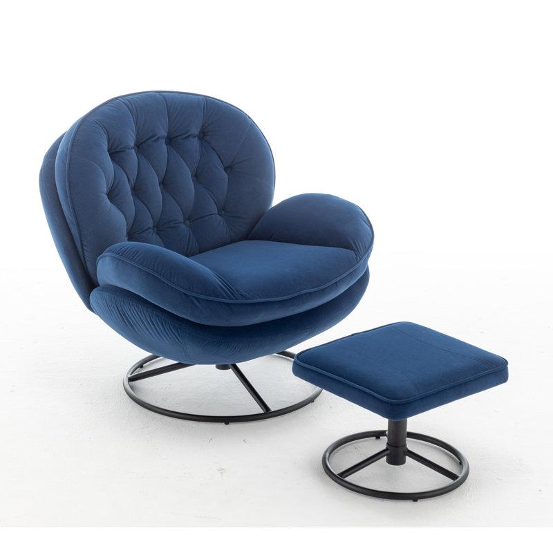 Mercury Row® Myler Upholstered Swivel Accent Chair & Reviews Wayfair